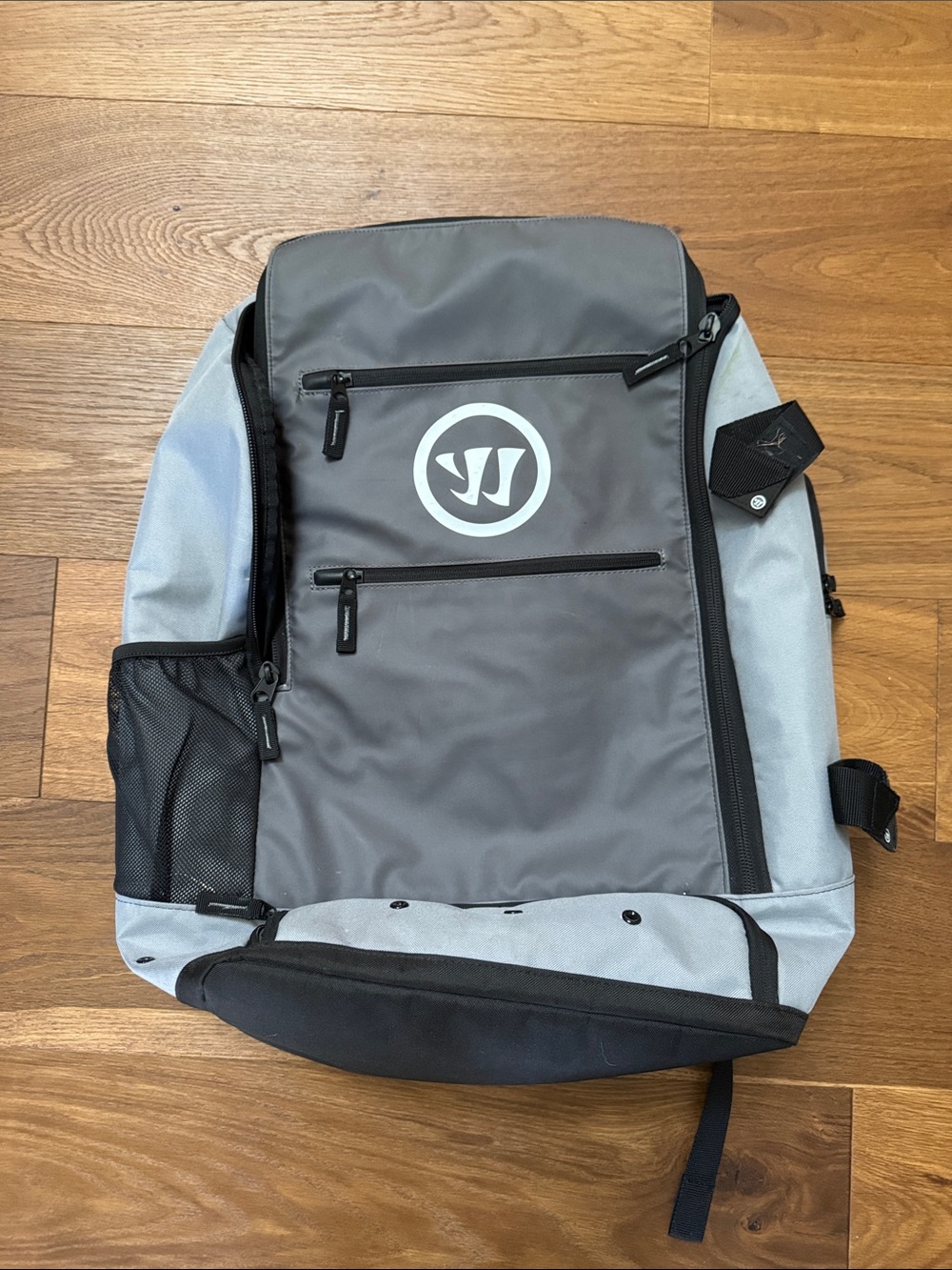 Warrior Gray & Light Gray Lacrosse Backpack